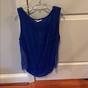 Blue tank top